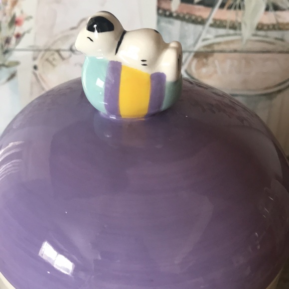 Peanuts Snoopy cookie jar new - Picture 2 of 5